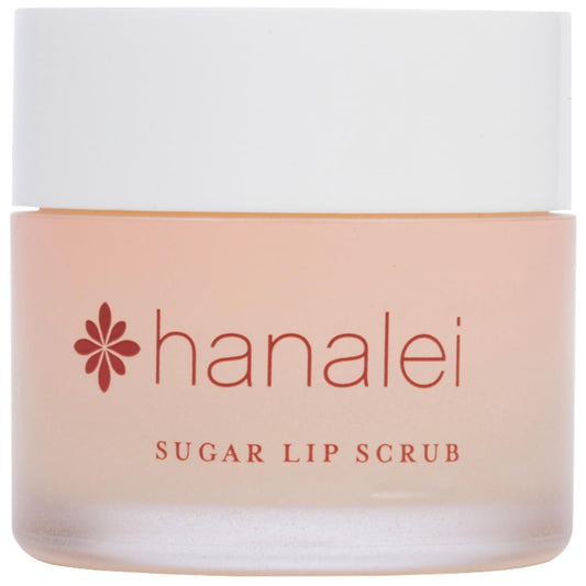 Vegan and Cruelty-Free Sugar Lip Scrub Exfoliator by Hanalei Ð Made with Hawaiian Cane Sugar, Kukui Oil, and Shea Butter to Exfoliate, Smooth, and Brighten Lips Made in the USA (22 g)