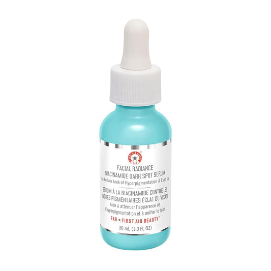 First Aid Beauty Facial Radiance Niacinamide Dark Spot Serum Ð Evens Skin Tone + Diminishes Dark Spots Ð Non-Irritating Hyperpigmentation Treatment Ð 1.0 fl oz