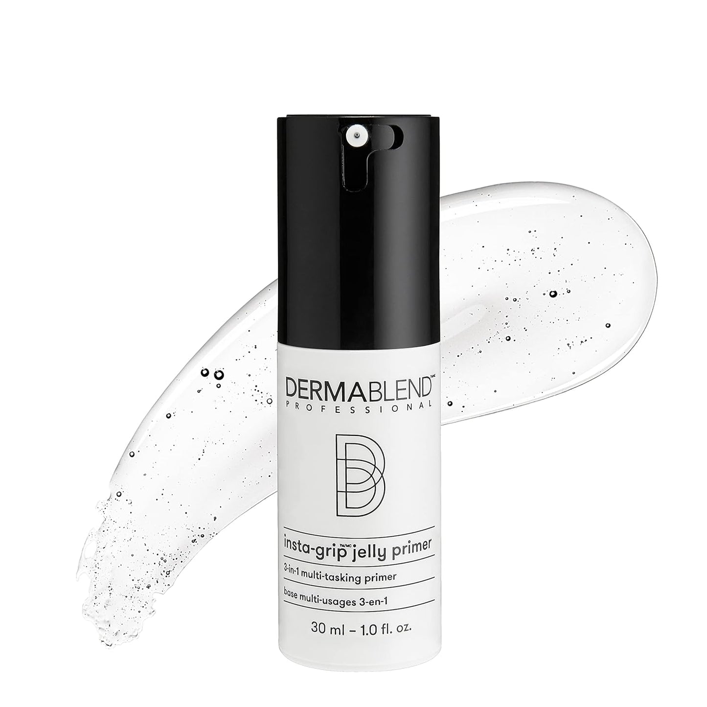Dermablend Insta-Grip Jelly Primer Face Makeup, Silicone-Free Face Primer for Dry Skin, Pore Minimizing with 24HR Wear, 1.0 Fl oz