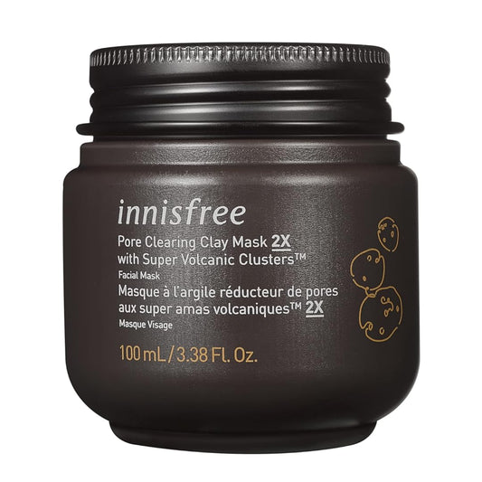 innisfree Pore Clearing Clay Masks: Volcanic Clusters, Removes Excess Oil, Non-Stripping