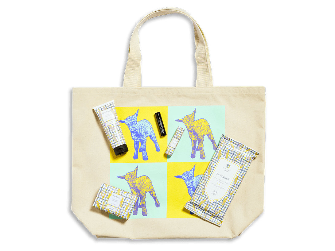 Lavender Love Goat Tote Bundle