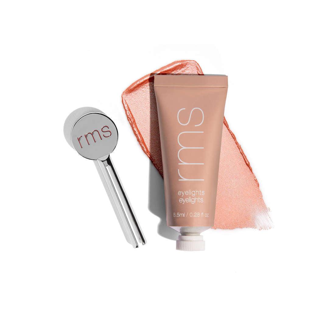 Eyelights Cream Eyeshadow - Makeup - RMS Beauty - RMS_EL1_EYELIGHTS_SUNBEAM_816248025008_PACK_SWATCH_KEY - The Detox Market | Sunbeam