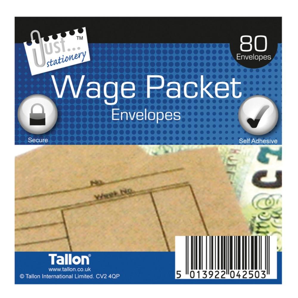80 Wage Packets 100 x 110 mm