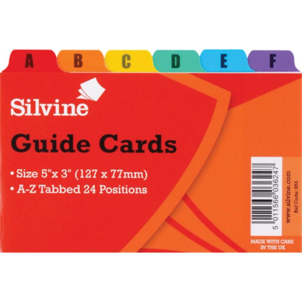 A-Z Guide Cards (5"x3")